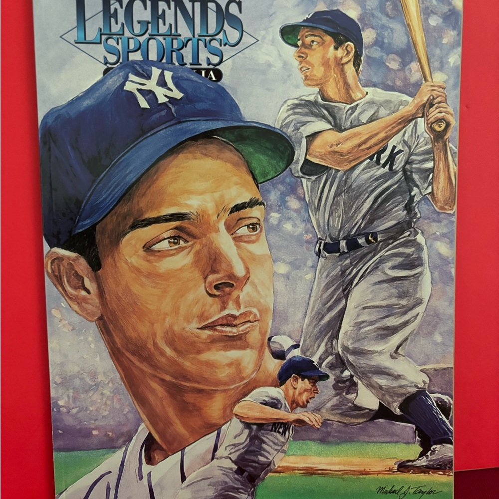 1995 legends sports magazine featuring Joe DiMaggio